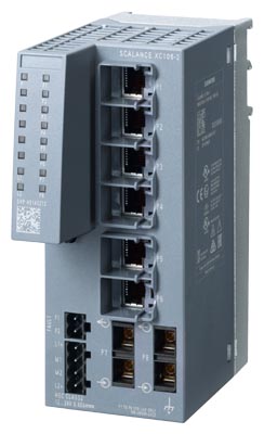 SCALANCE XC106-2, Unmanaged IE switch, SC